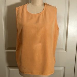 Cotton Wear Sleeveless Top Salmon Color Sz L
